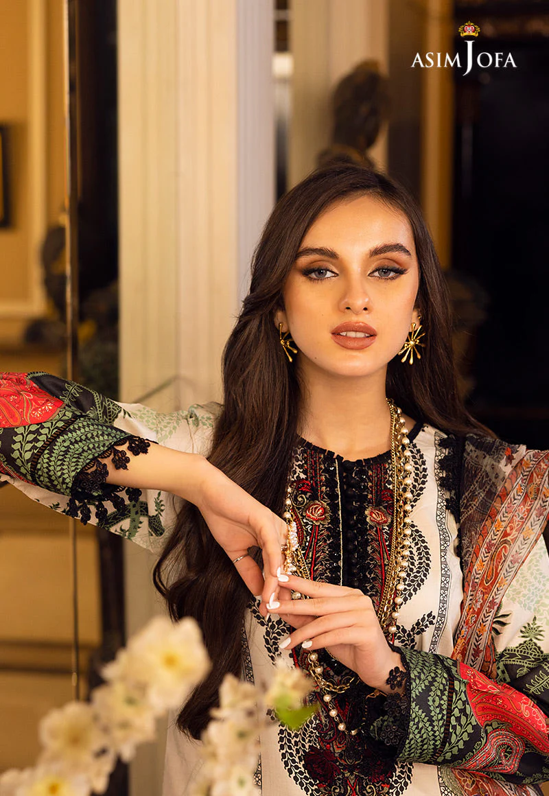AJAA-11 EMBROIDERED LAWN 3 PCS - Image 5