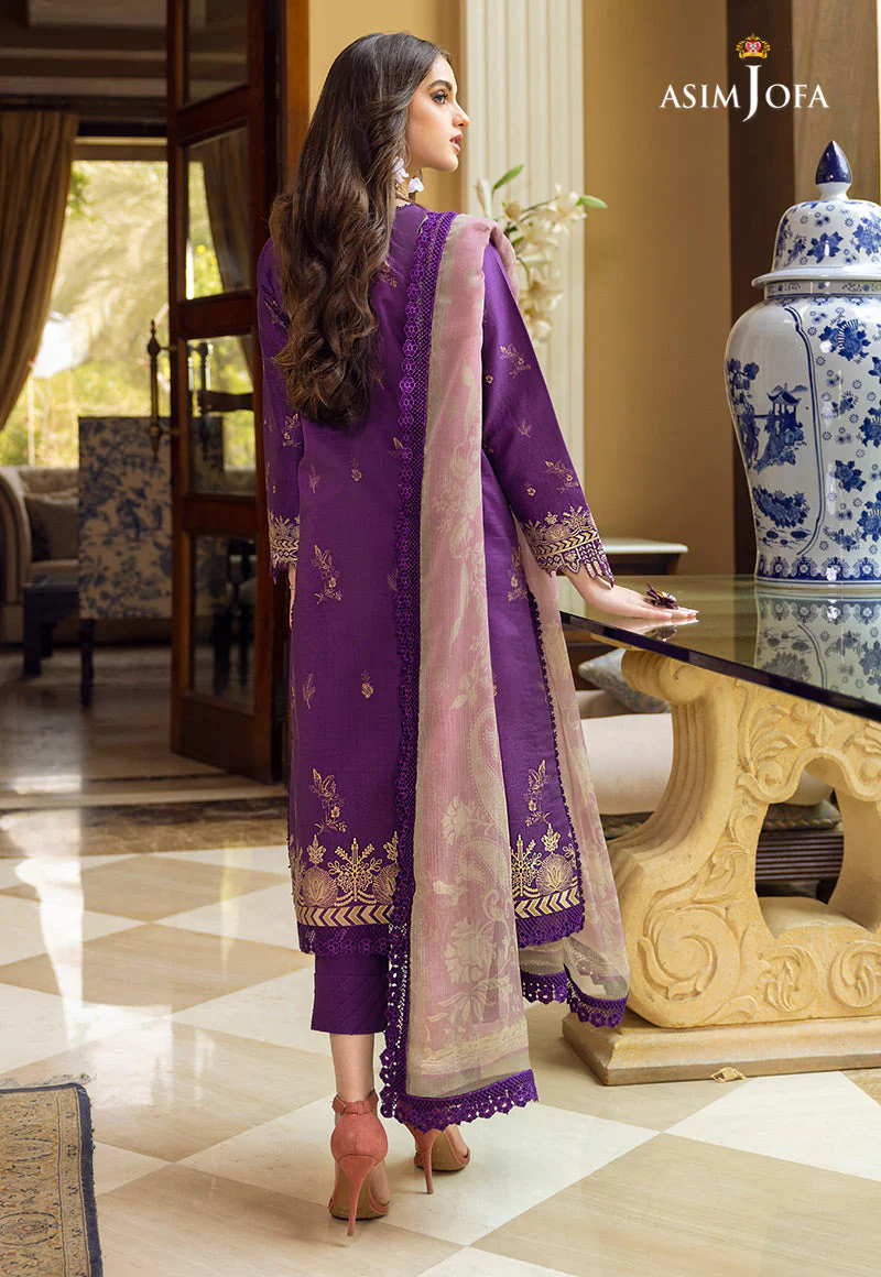 AJAA-15 EMBROIDERED LAWN 3 PCS - Image 7