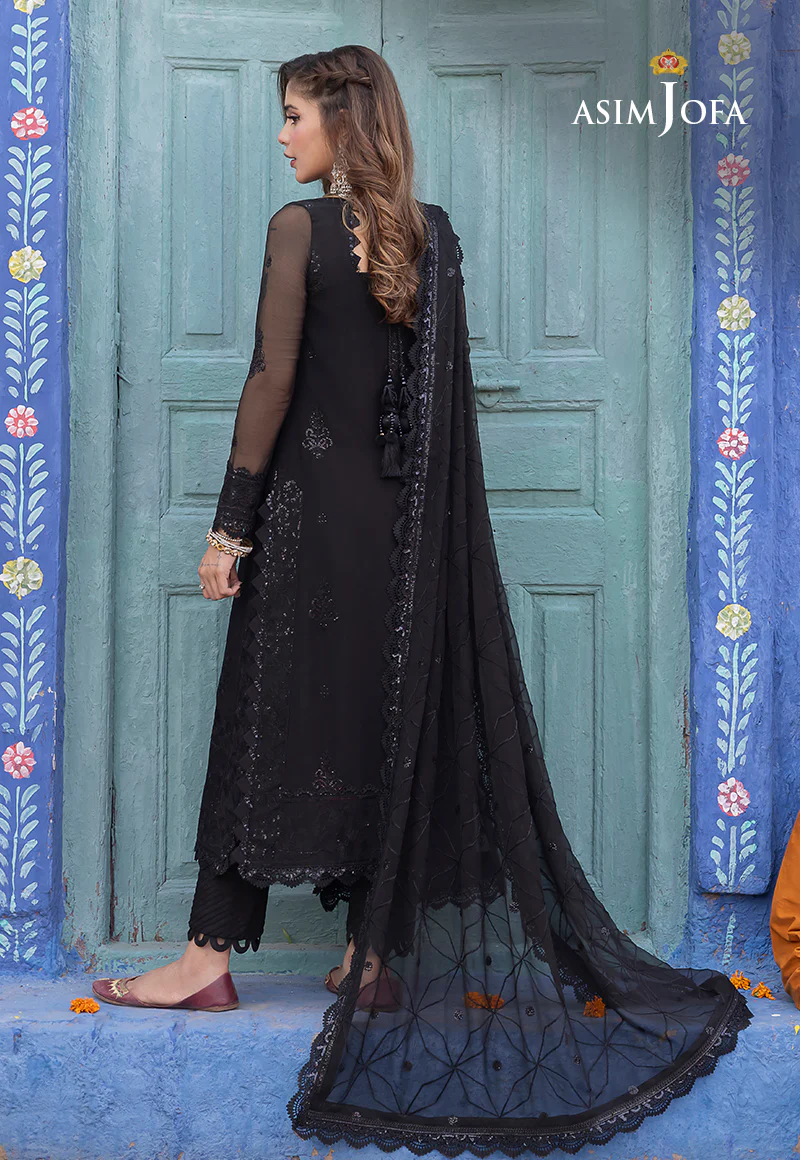 AJAB-04 EMBROIDERED CHIFFON 3 PCS - Image 2