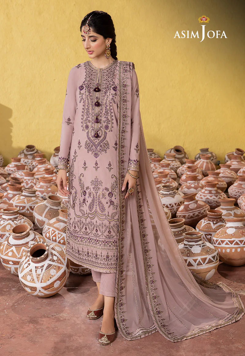 AJAB-06 EMBROIDERED LAWN SILK 3 PCS - Image 10