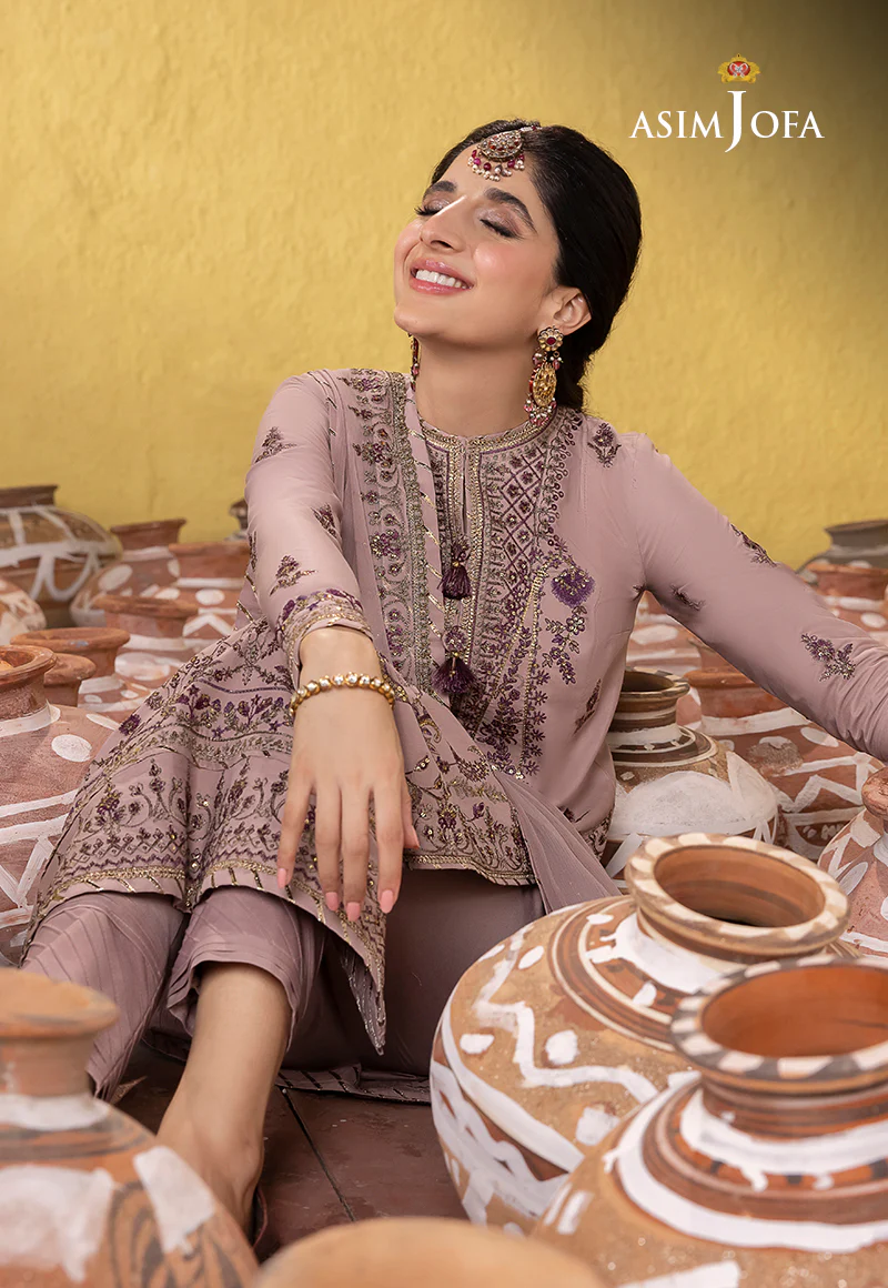 AJAB-06 EMBROIDERED LAWN SILK 3 PCS - Image 7