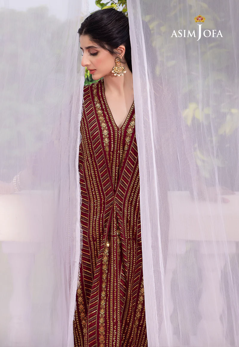 AJAB-11 EMBROIDERED CHIFFON 2 PCS - Image 4