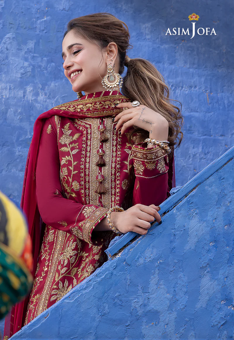 AJAB-13 EMBROIDERED LAWN SILK 3 PCS - Image 10