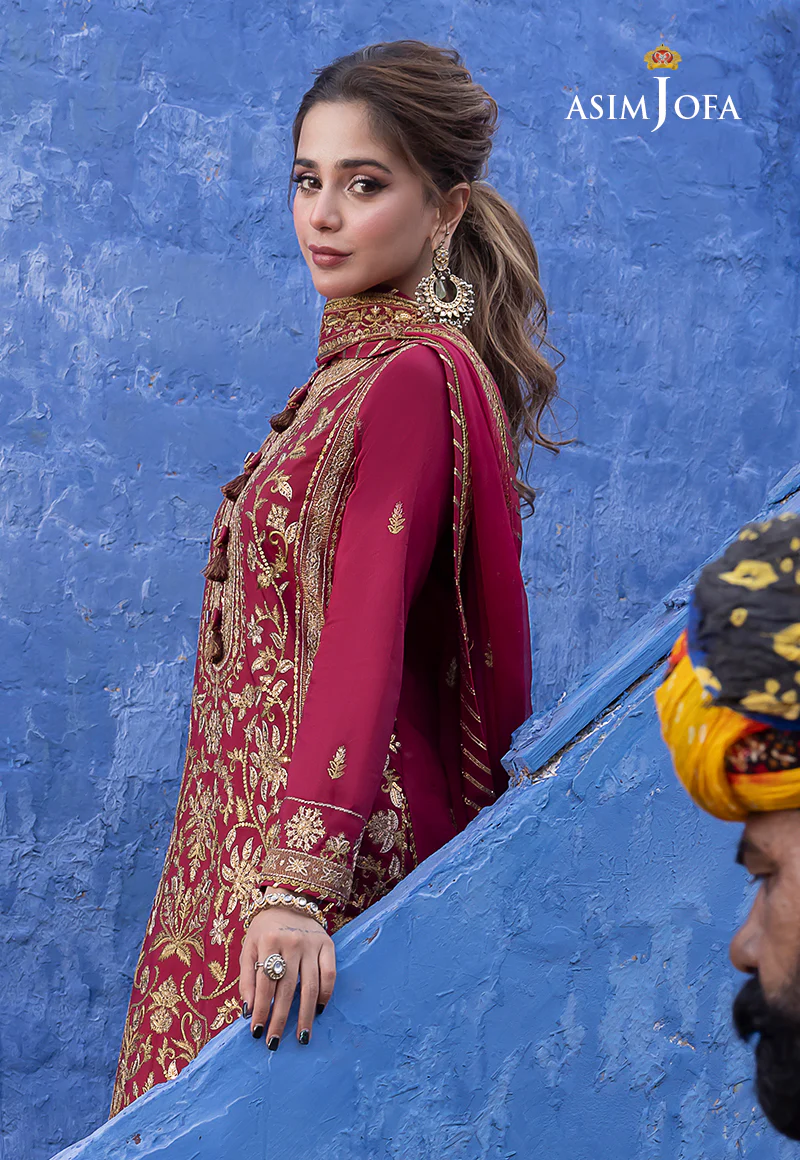 AJAB-13 EMBROIDERED LAWN SILK 3 PCS - Image 8
