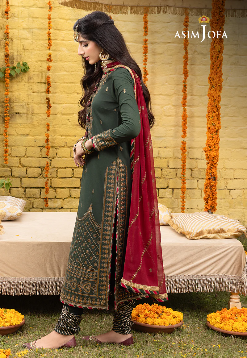 AJAB-16 EMBROIDERED LAWN SILK 3 PCS - Image 10