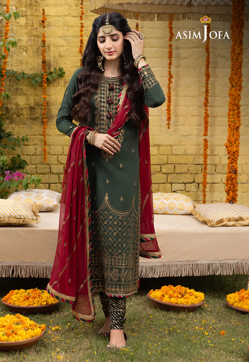 AJAB-16 EMBROIDERED LAWN SILK 3 PCS - Image 12