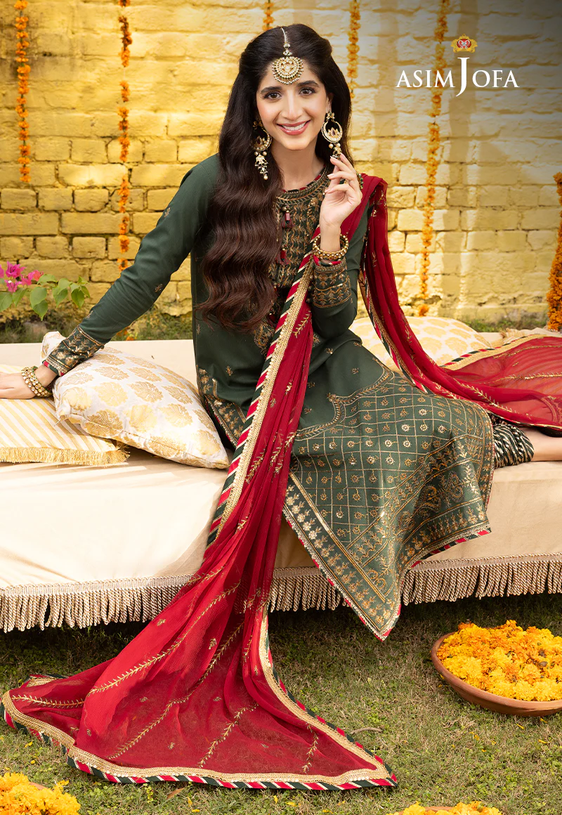 AJAB-16 EMBROIDERED LAWN SILK 3 PCS - Image 14