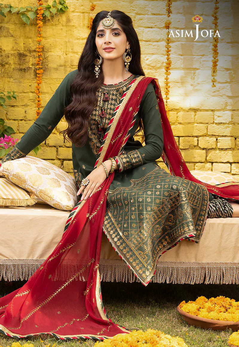 AJAB-16 EMBROIDERED LAWN SILK 3 PCS - Image 4