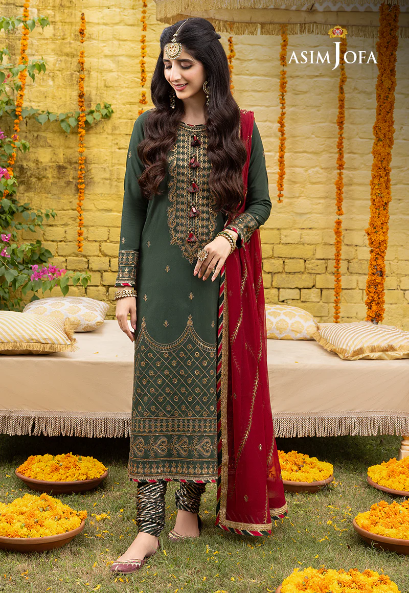 AJAB-16 EMBROIDERED LAWN SILK 3 PCS - Image 8