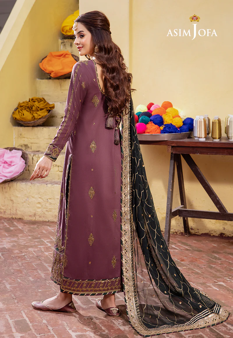 AJAB-17 EMBROIDERED LAWN SILK 3 PCS - Image 2