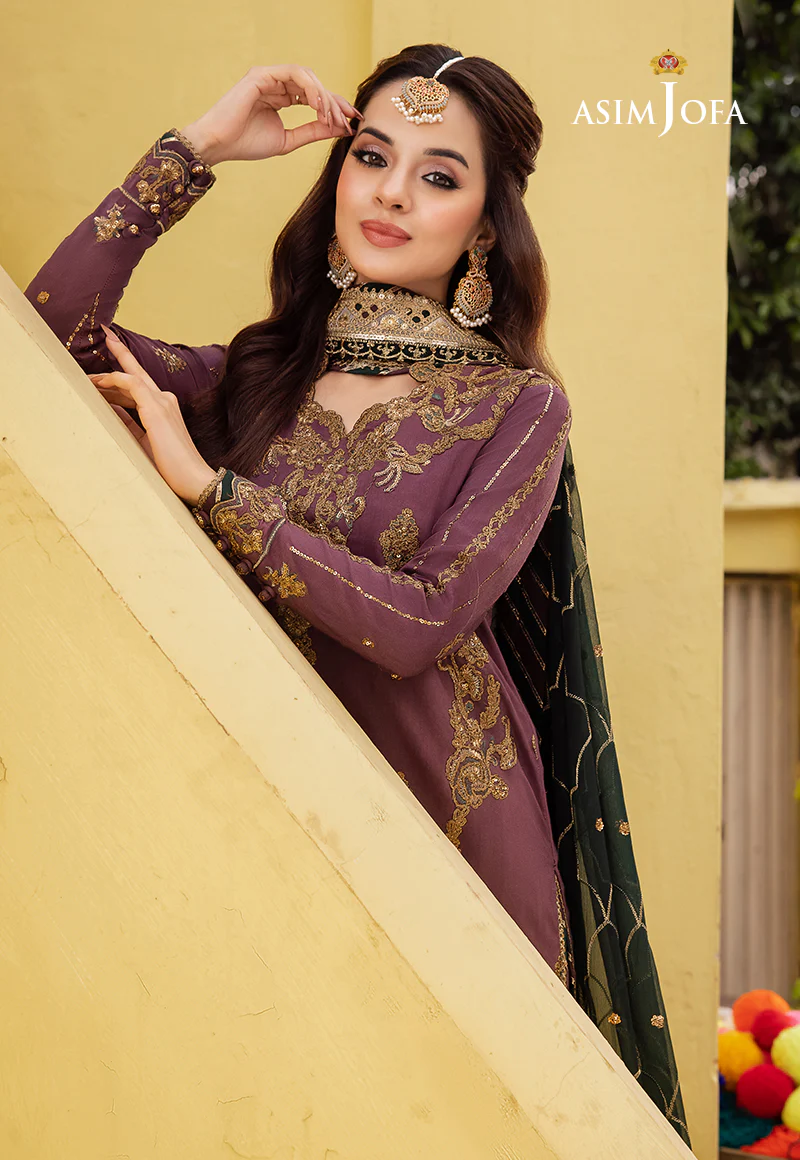AJAB-17 EMBROIDERED LAWN SILK 3 PCS - Image 6