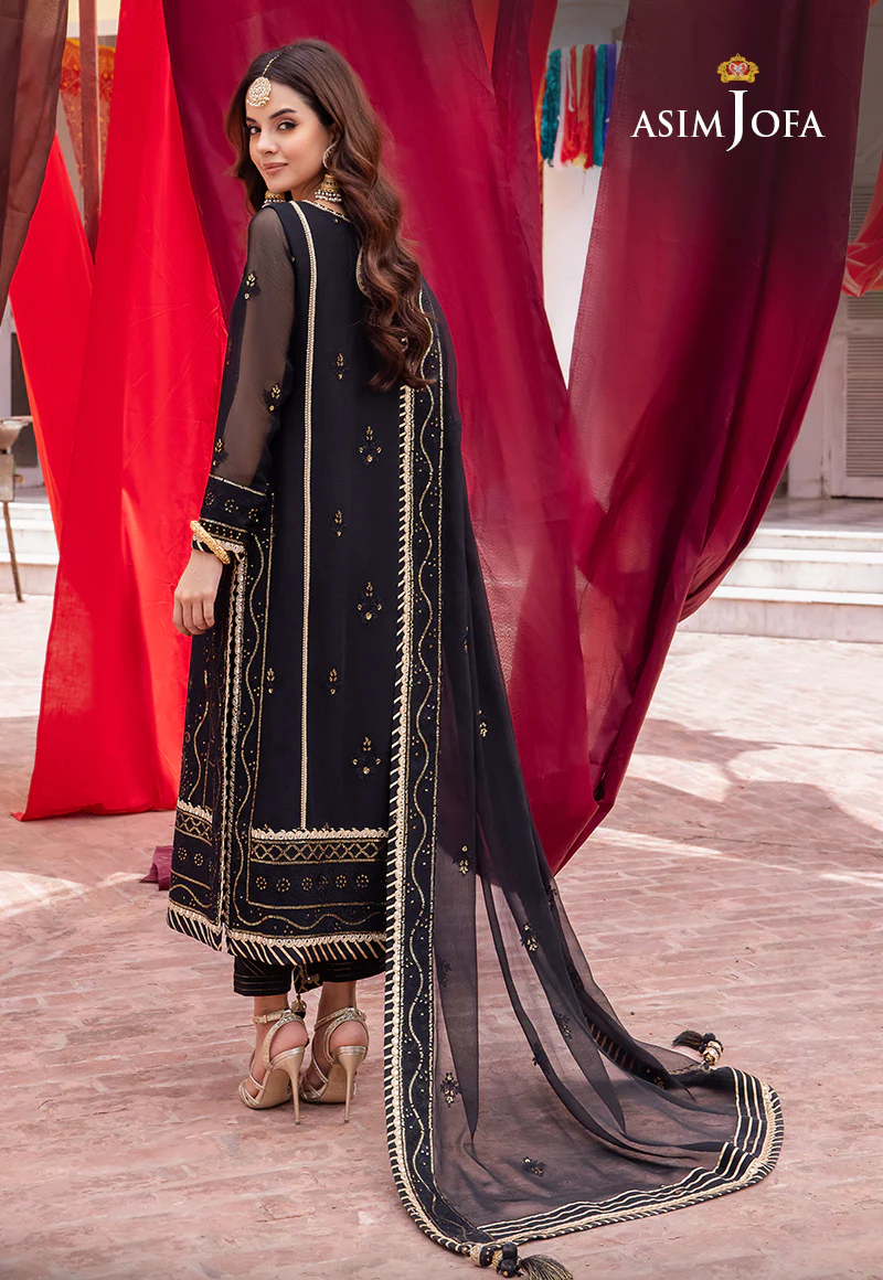 AJAB-18 EMBROIDERED CHIFFON 3 PCS - Image 2