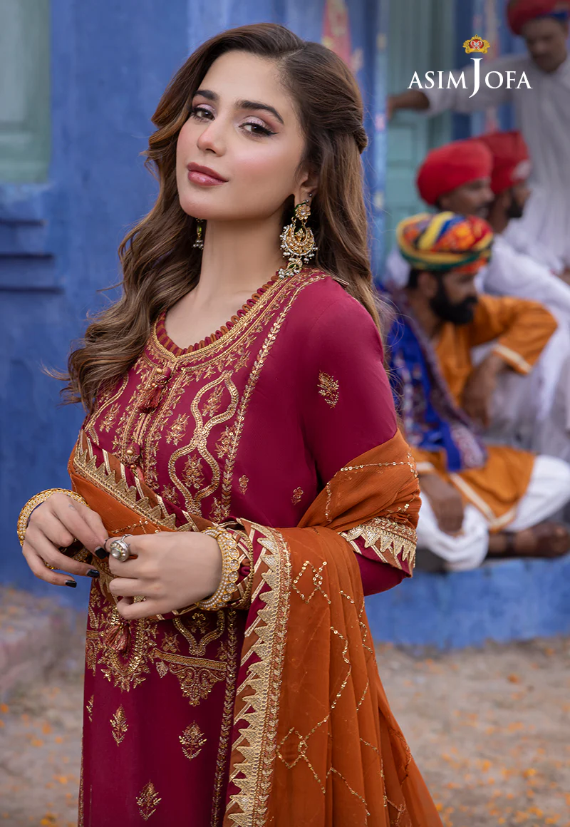 AJAB-20 EMBROIDERED LAWN SILK 3 PCS - Image 10