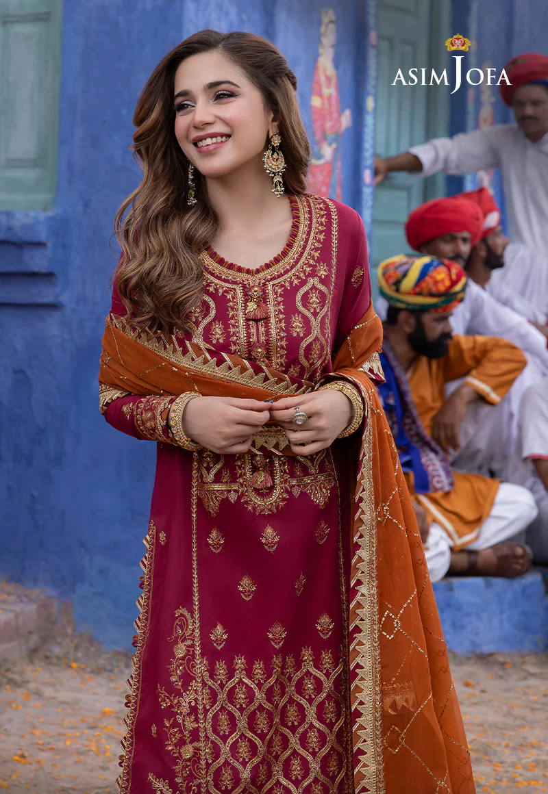 AJAB-20 EMBROIDERED LAWN SILK 3 PCS - Image 3