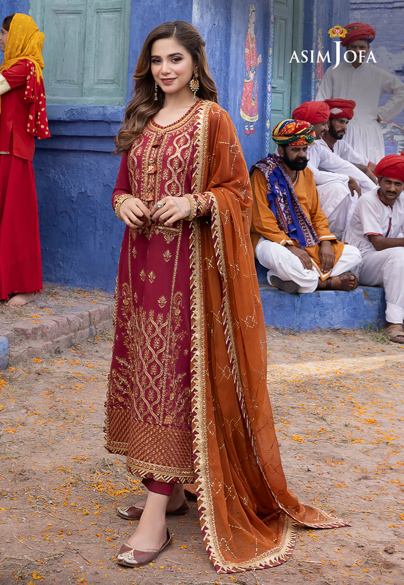 AJAB-20 EMBROIDERED LAWN SILK 3 PCS - Image 6