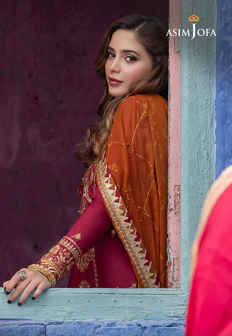 AJAB-20 EMBROIDERED LAWN SILK 3 PCS - Image 7