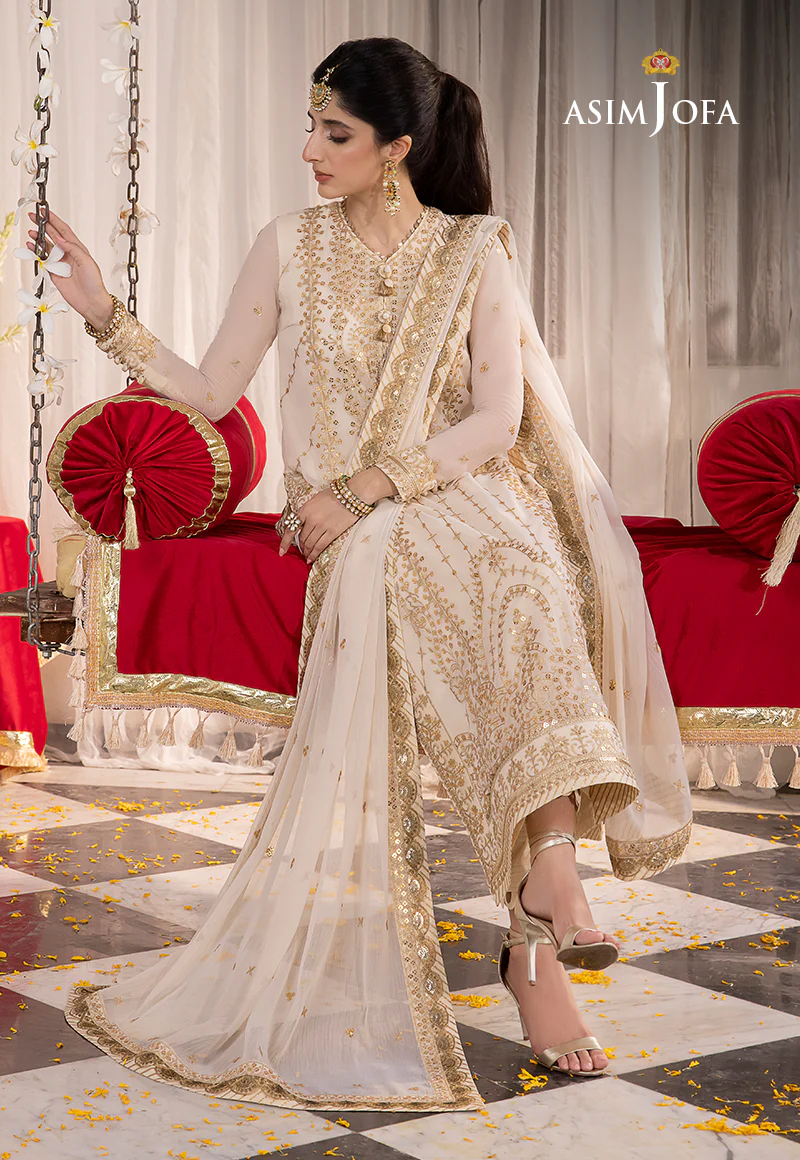 AJAB-21 EMBROIDERED CHIFFON 3 PCS - Image 4
