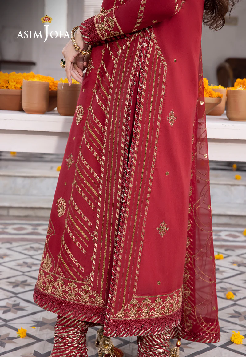 AJAB-24 EMBROIDERED LAWN SILK 3 PCS - Image 10