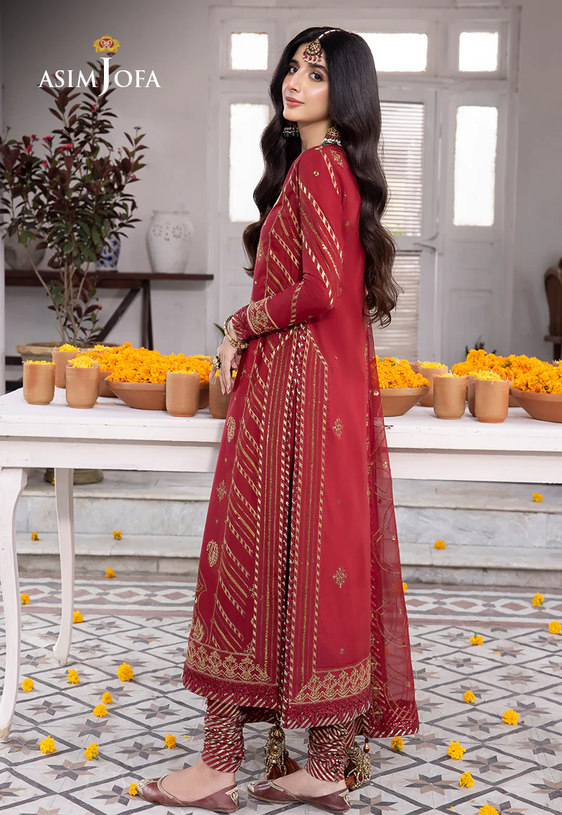 AJAB-24 EMBROIDERED LAWN SILK 3 PCS - Image 11