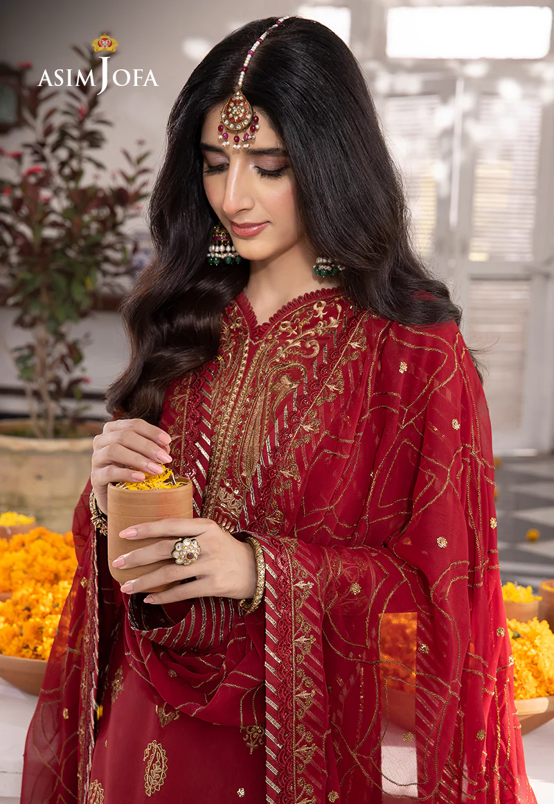 AJAB-24 EMBROIDERED LAWN SILK 3 PCS - Image 12
