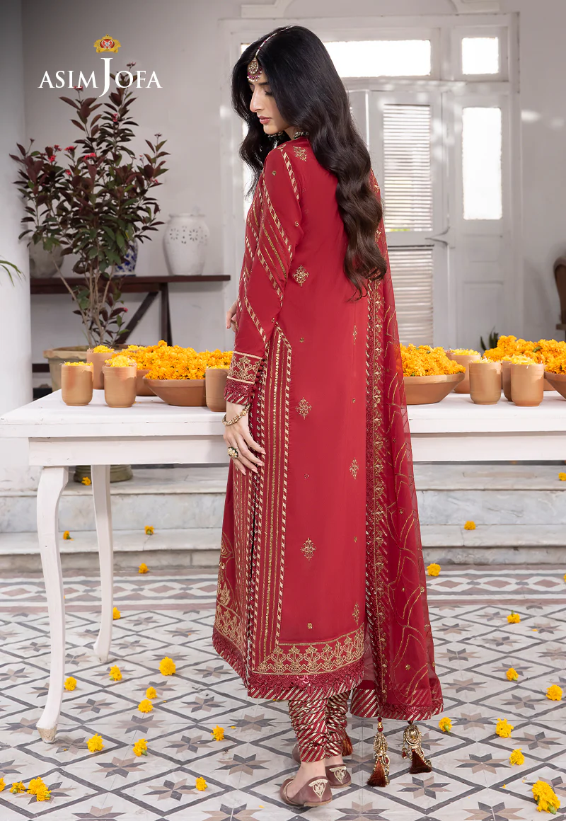 AJAB-24 EMBROIDERED LAWN SILK 3 PCS - Image 2