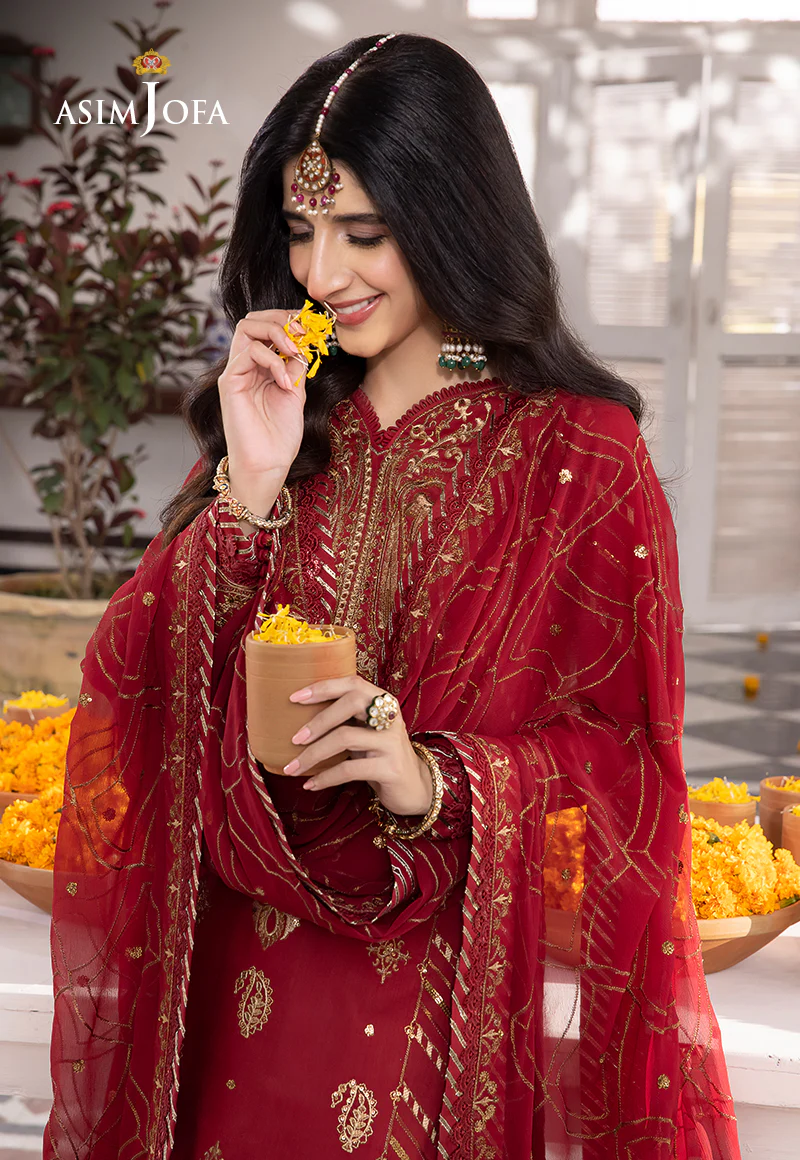 AJAB-24 EMBROIDERED LAWN SILK 3 PCS - Image 6