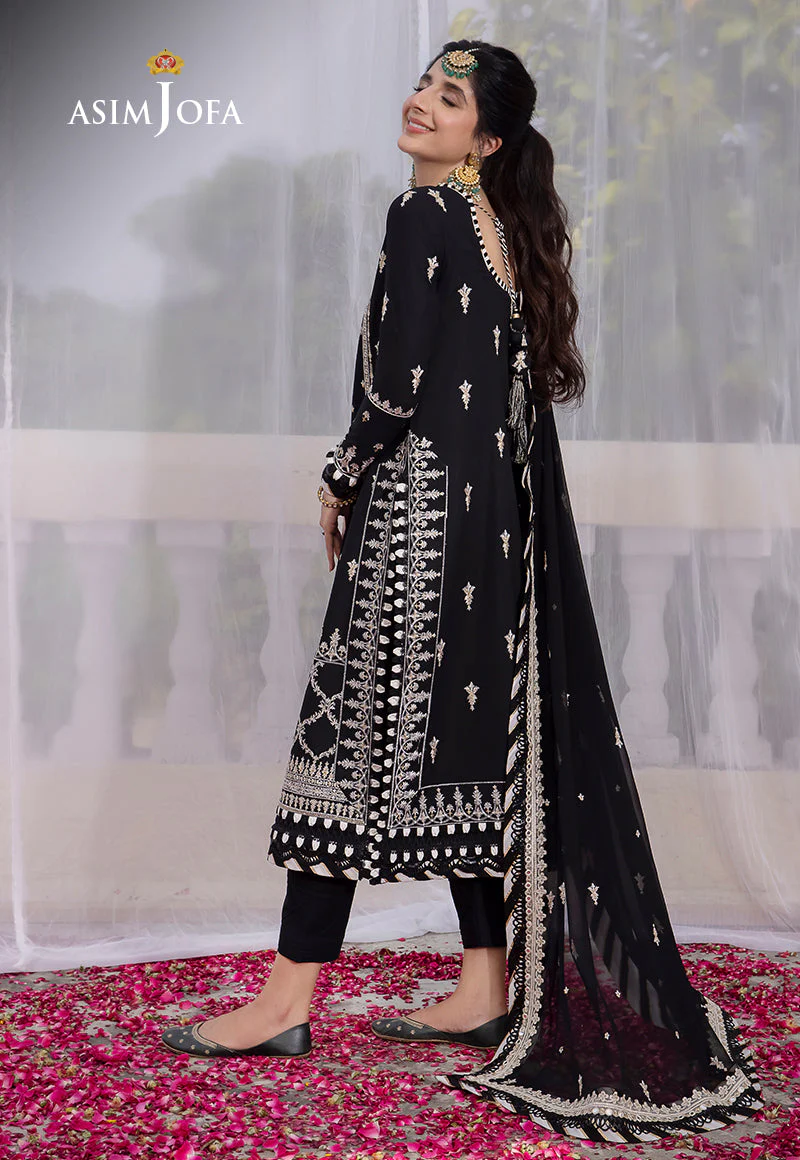 AJABD-01 EMBROIDERED LAWN SILK Stitched 2 PCS - Image 4