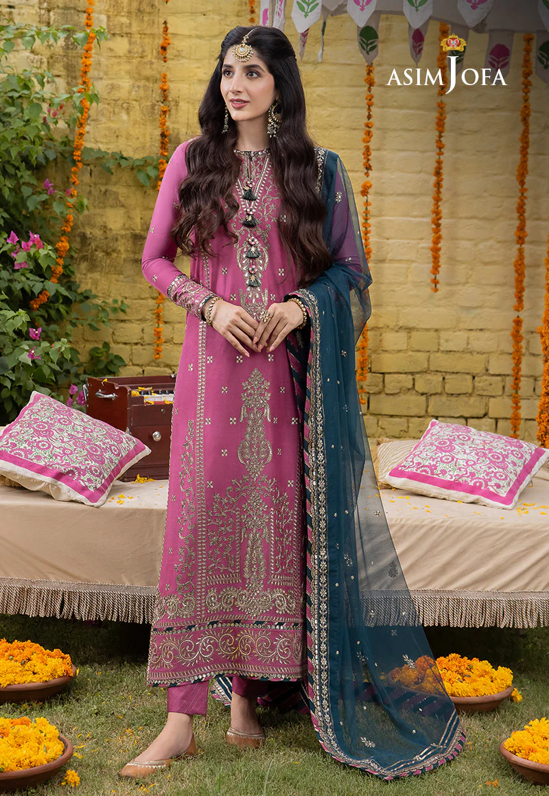 AJABD-19 EMBROIDERED COTTON SILK STITCHED 2 PCS - Image 10