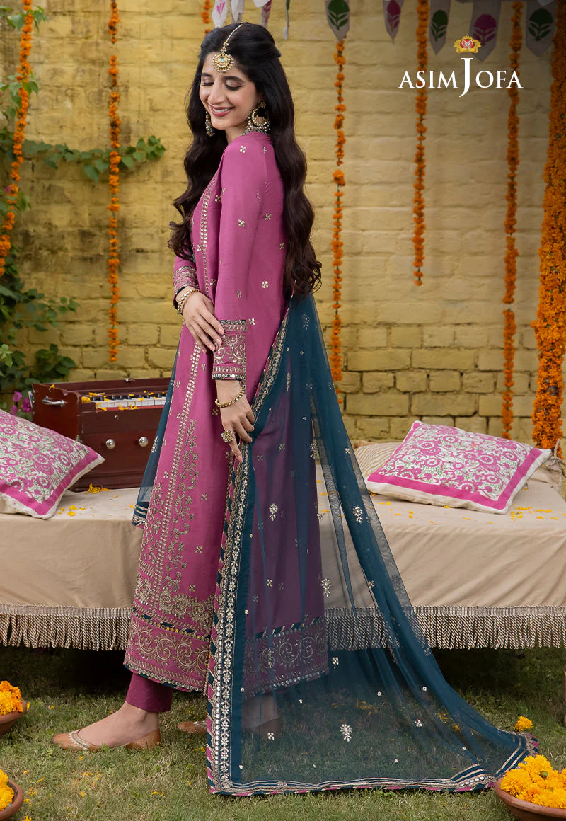 AJABD-19 EMBROIDERED COTTON SILK STITCHED 2 PCS - Image 4