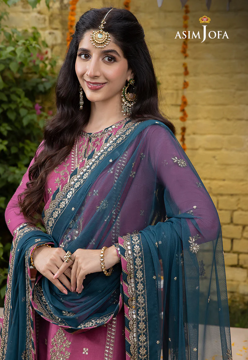 AJABD-19 EMBROIDERED COTTON SILK STITCHED 2 PCS - Image 5