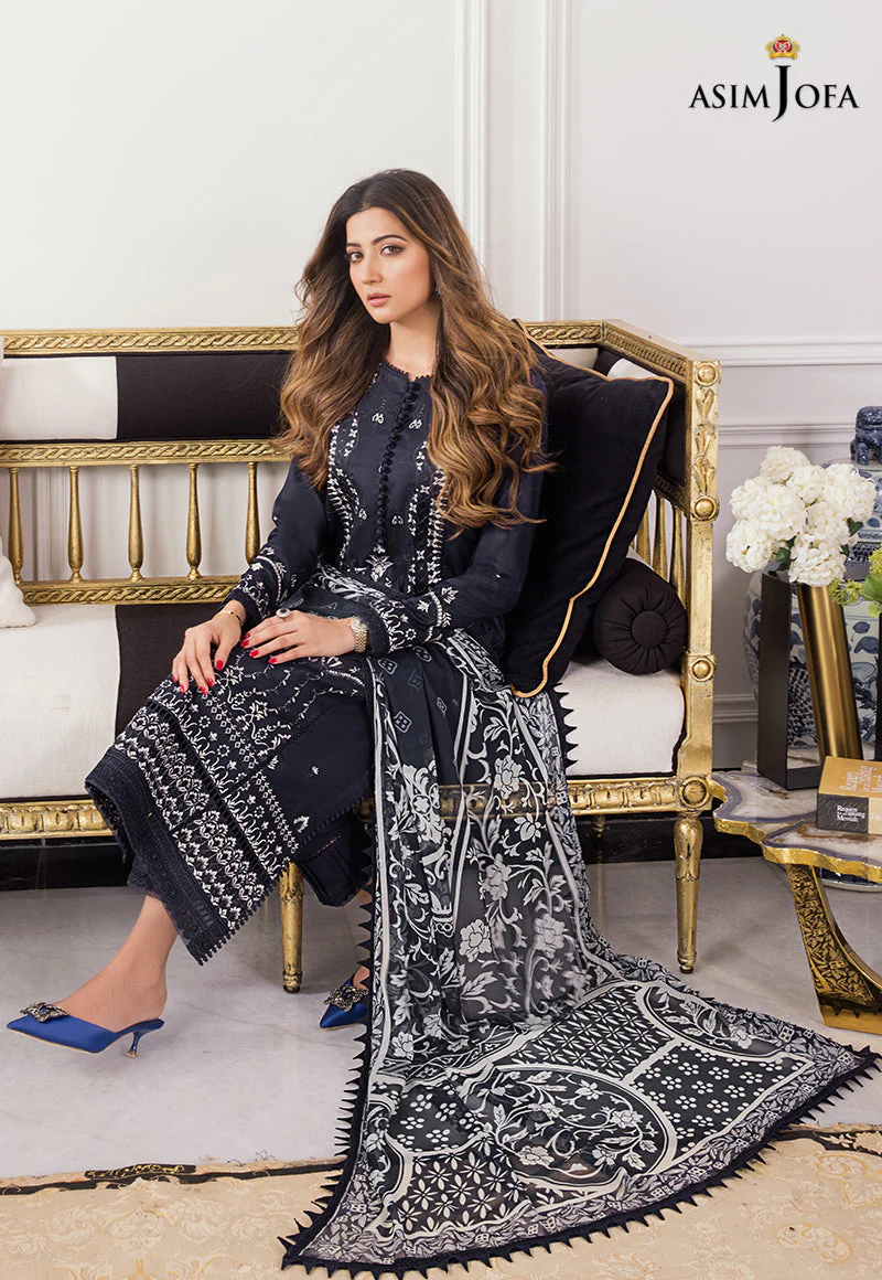 AJAE-04 EMBROIDERED CAMBRIC 3 PCS - Image 3