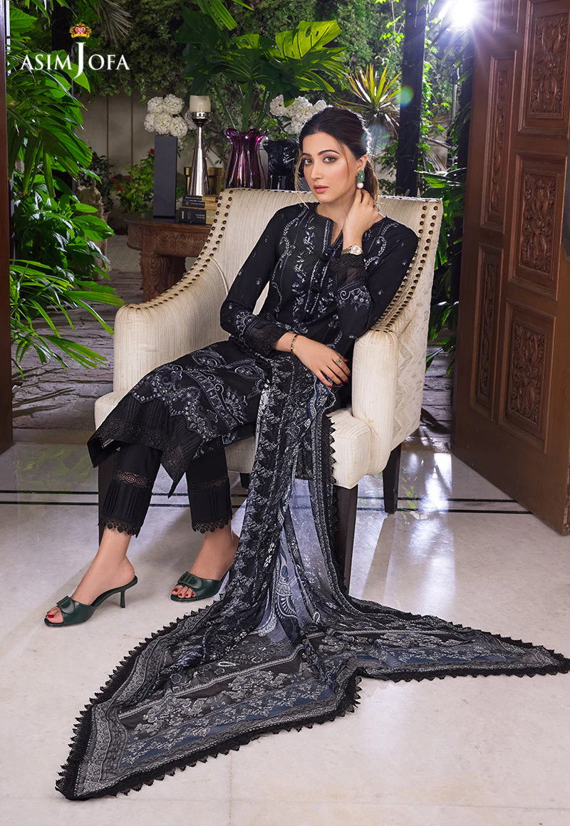 AJAE-08 EMBROIDERED CAMBRIC 3 PCS - Image 8