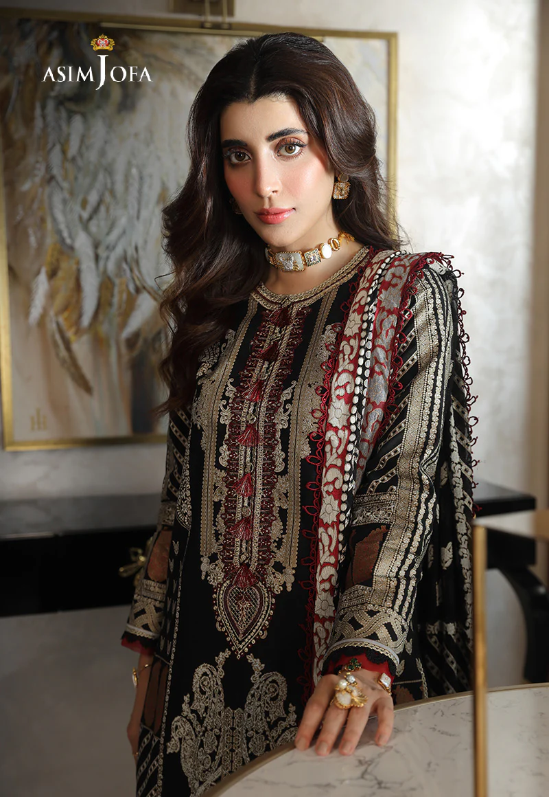 AJAI-03 EMBROIDERED COTTON SILK 3 PCS - Image 4