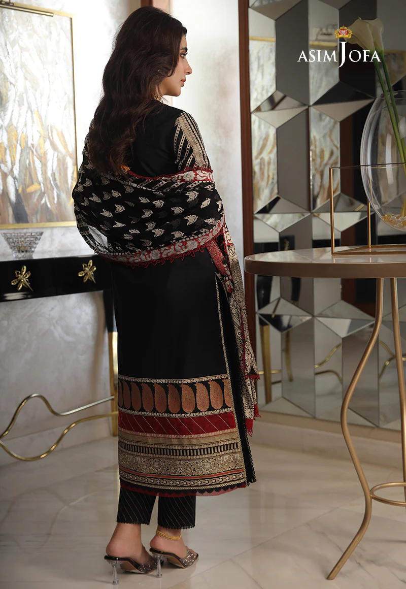 AJAI-03 EMBROIDERED COTTON SILK 3 PCS - Image 5