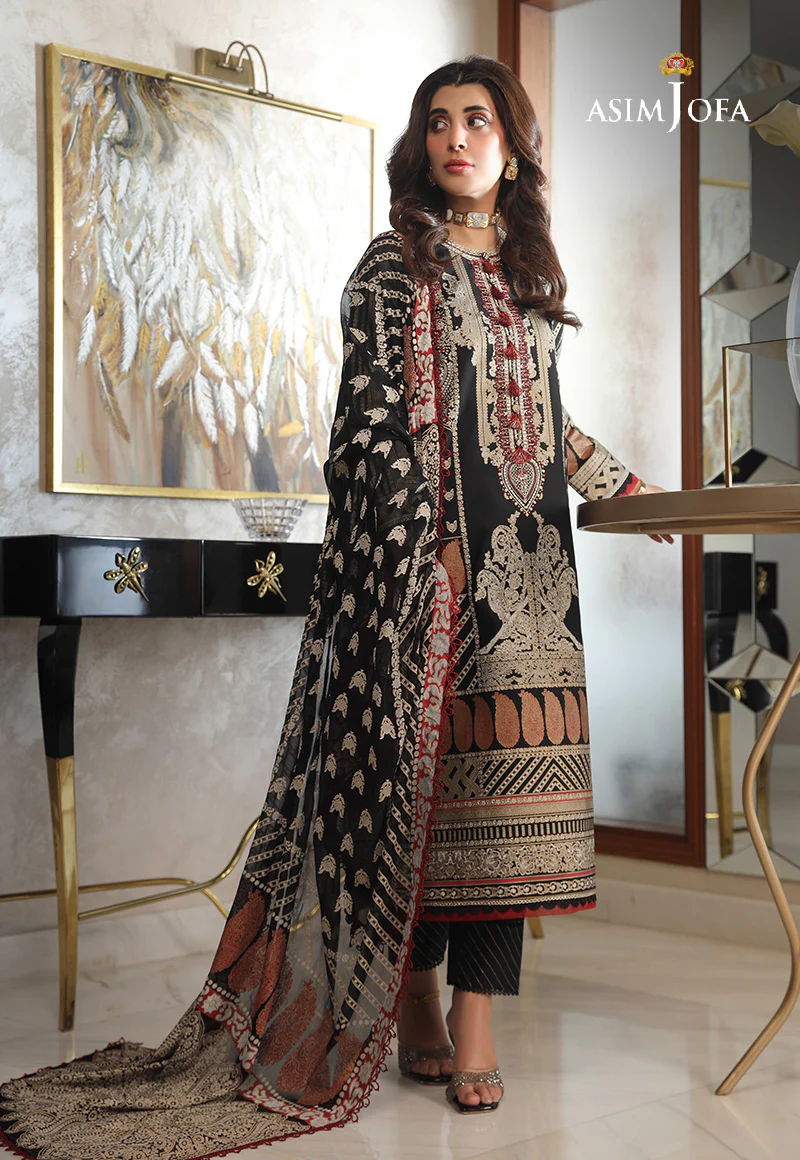 AJAI-03 EMBROIDERED COTTON SILK 3 PCS - Image 7