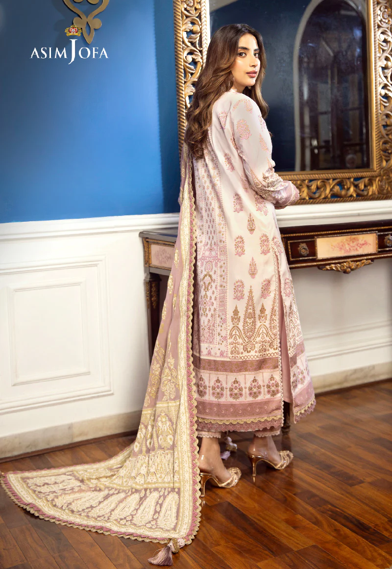 AJAI-09 EMBROIDERED CAMBRIC 2 PCS - Image 3
