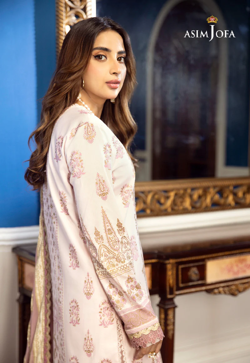 AJAI-09 EMBROIDERED CAMBRIC 2 PCS - Image 4