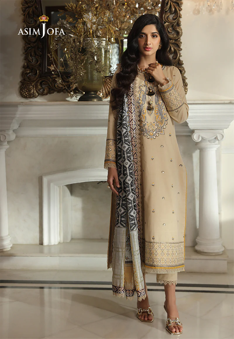 AJAI-14 EMBROIDERED CAMBRIC 3 PCS - Image 5