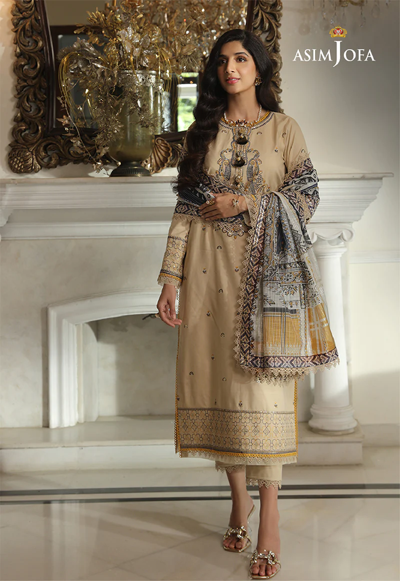 AJAI-14 EMBROIDERED CAMBRIC 3 PCS - Image 8