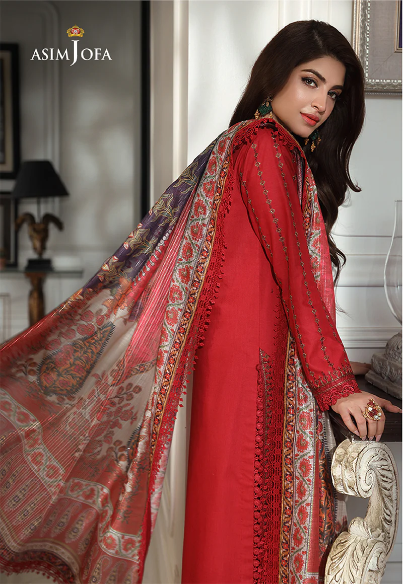 AJAI-15 EMBROIDERED CAMBRIC 3 PCS - Image 5