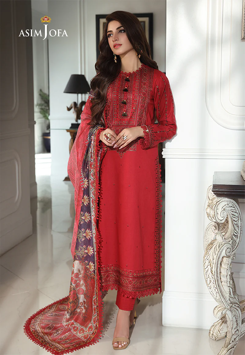 AJAI-15 EMBROIDERED CAMBRIC 3 PCS - Image 6