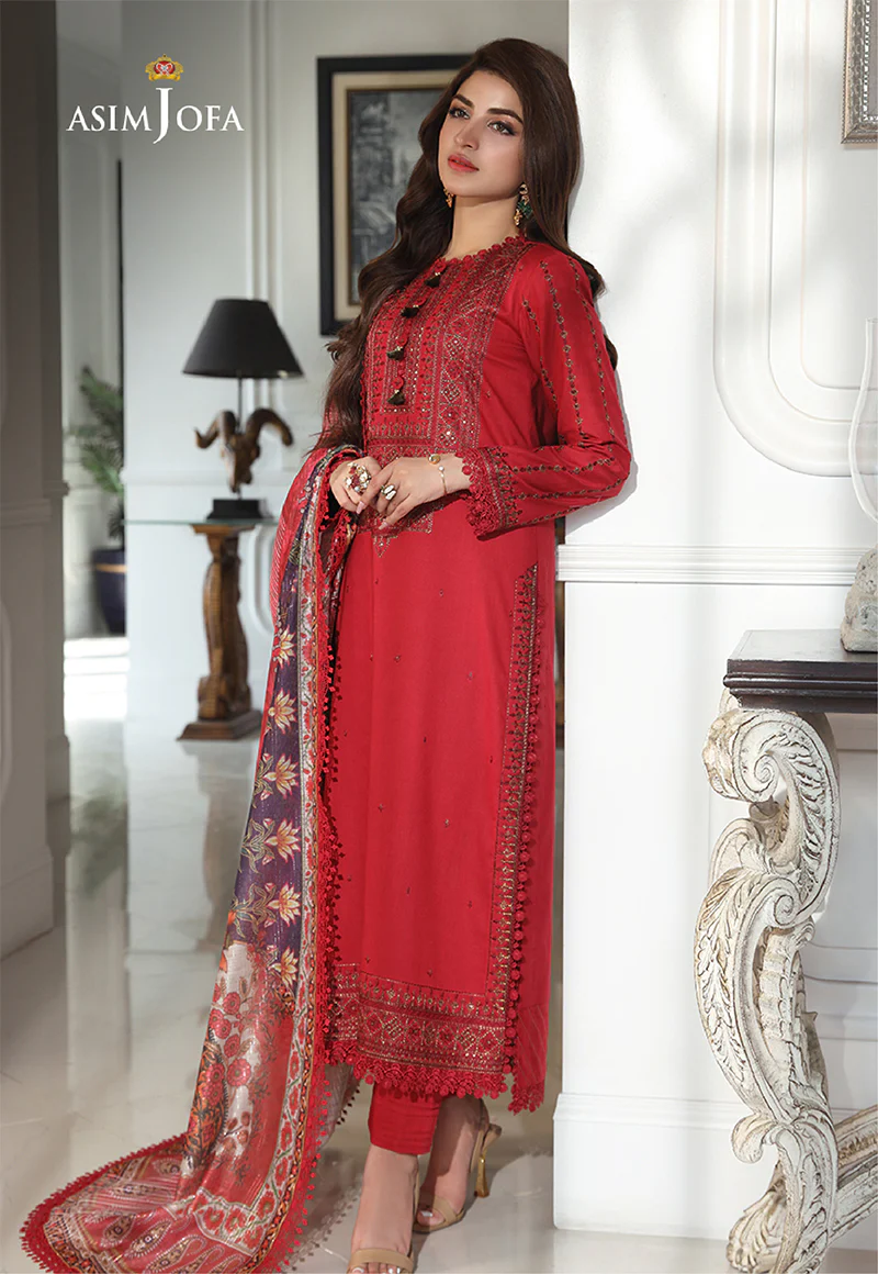 AJAI-15 EMBROIDERED CAMBRIC 3 PCS - Image 8