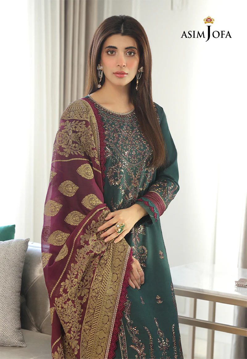 AJAI-16  EMBROIDERED CAMBRIC 3 PCS - Image 4