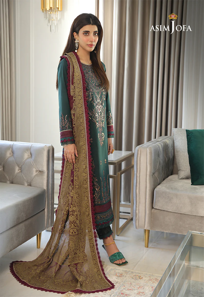 AJAI-16  EMBROIDERED CAMBRIC 3 PCS - Image 5
