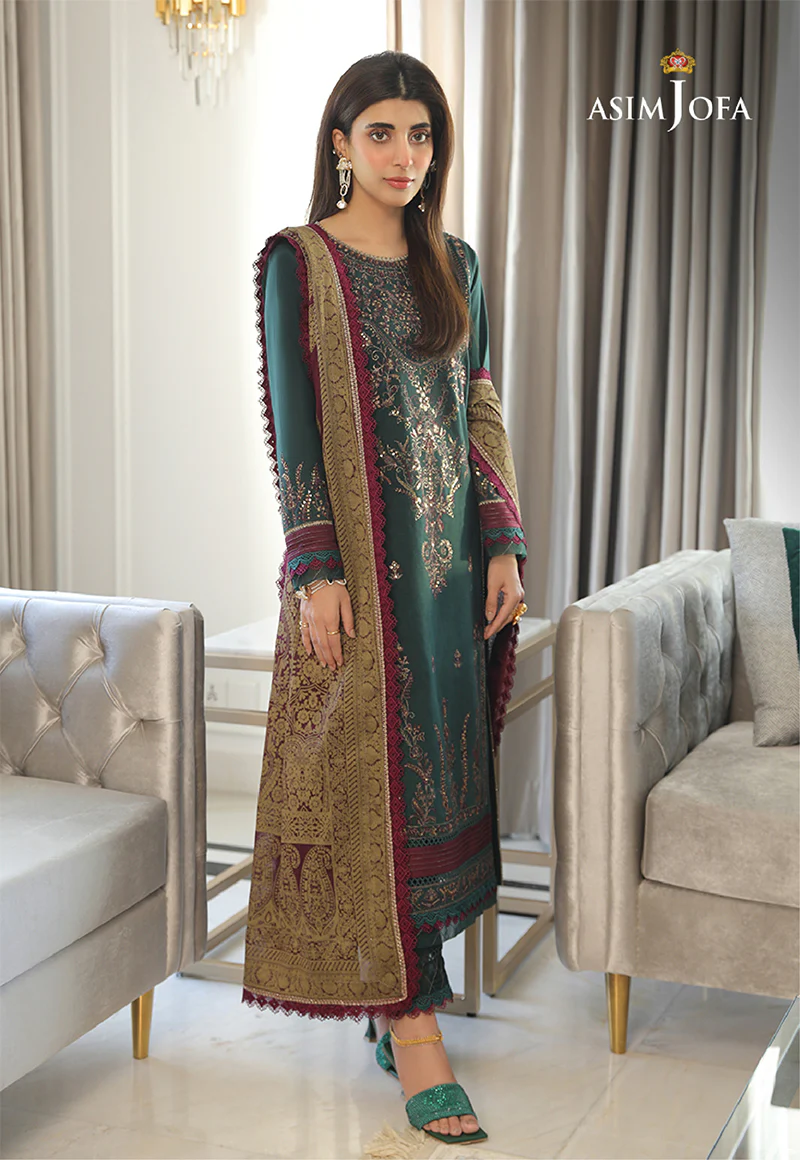 AJAI-16  EMBROIDERED CAMBRIC 3 PCS - Image 6
