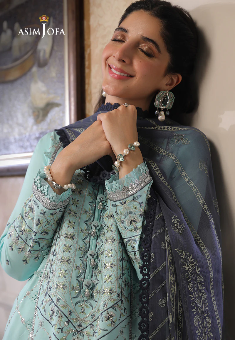 AJAI-18 EMBROIDERED CAMBRIC 3 PCS - Image 2