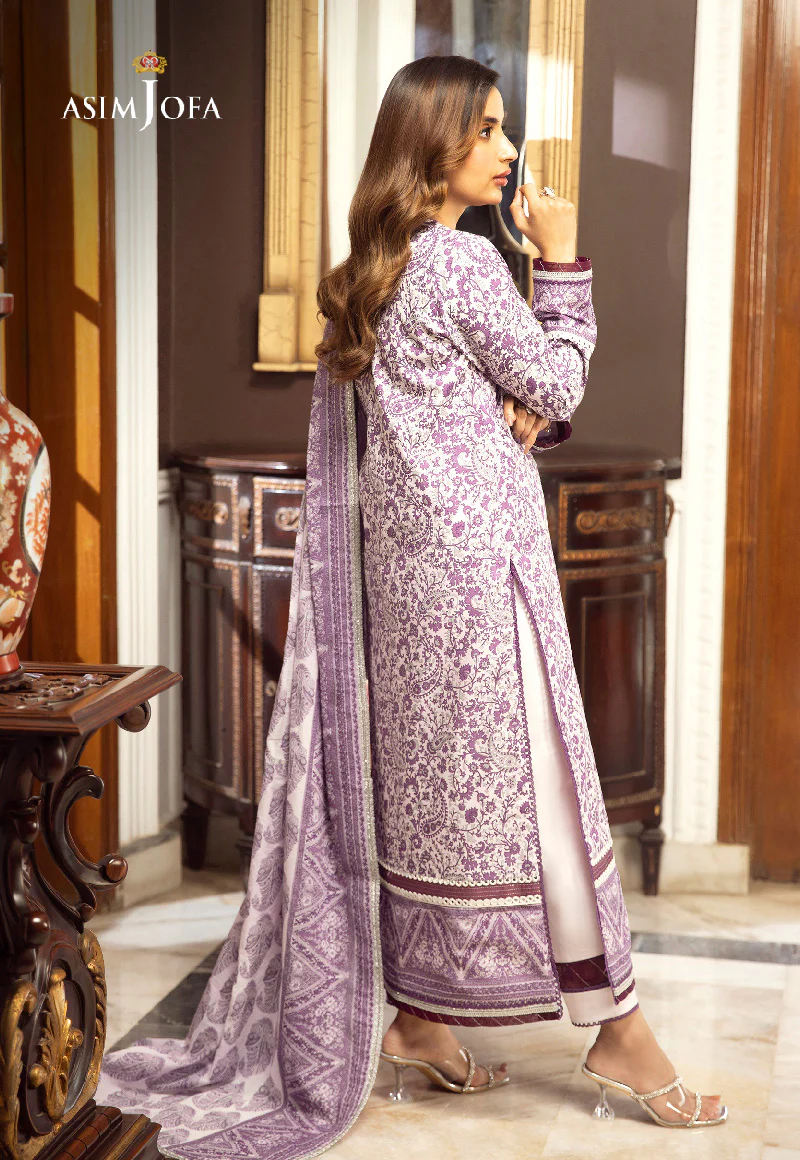 AJAI-27  EMBROIDERED CAMBRIC 3 PCS - Image 3