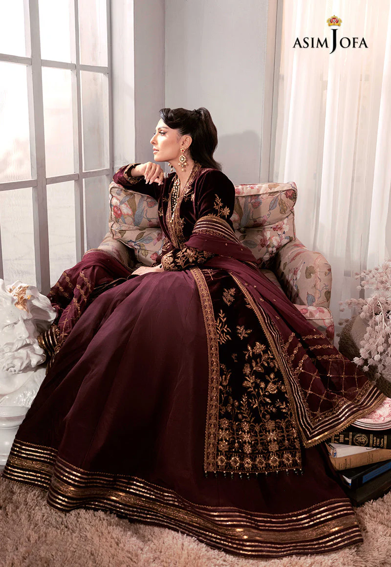 AJAM-01 EMBROIDERED VELVET 3 PCS - Image 10