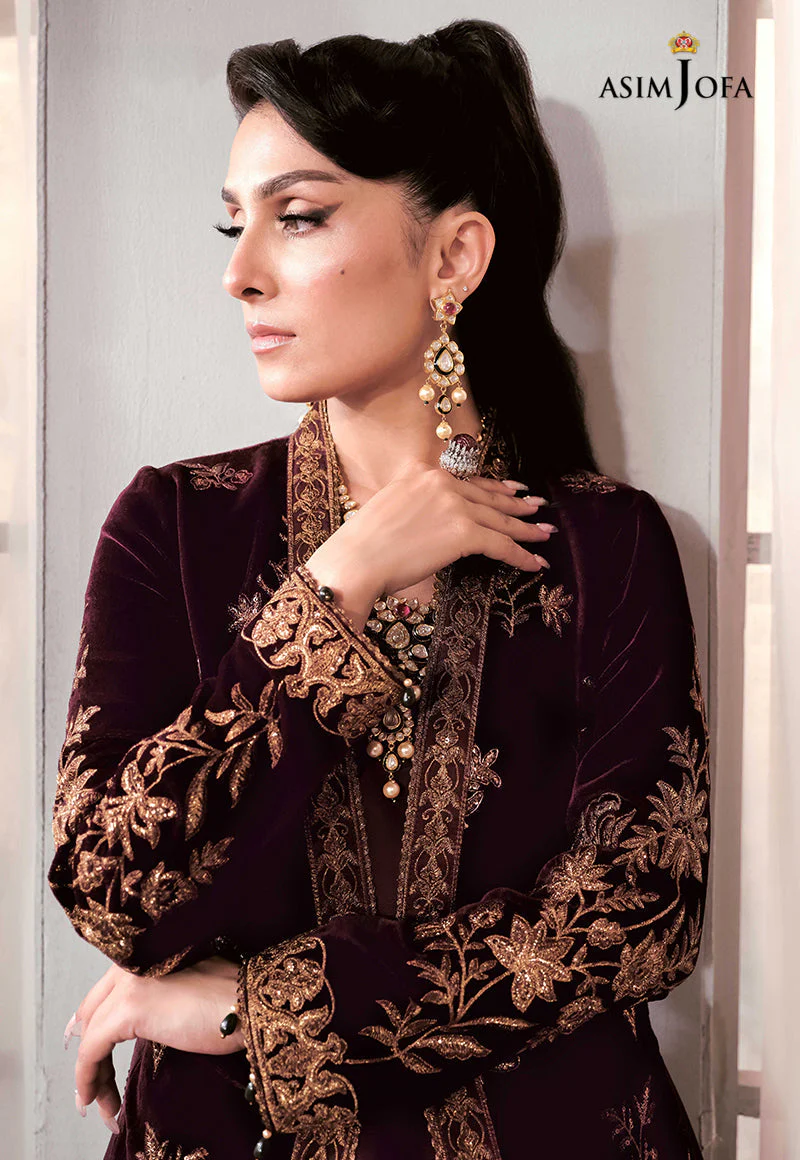 AJAM-01 EMBROIDERED VELVET 3 PCS - Image 11