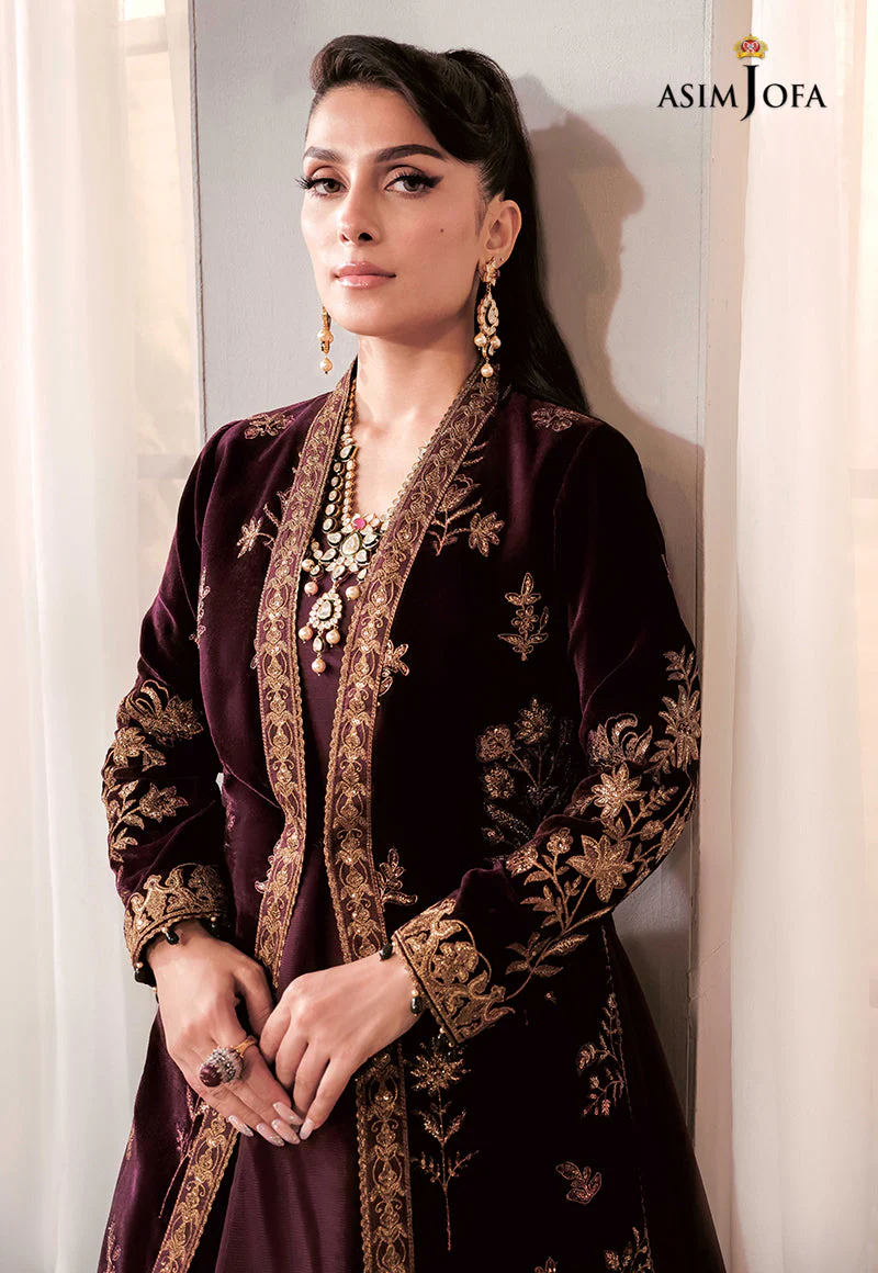 AJAM-01 EMBROIDERED VELVET 3 PCS - Image 12